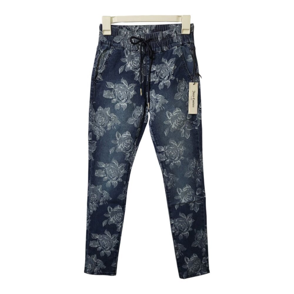 💕Juicy Contoure Denim Floral jeggins - NWT - Size 24